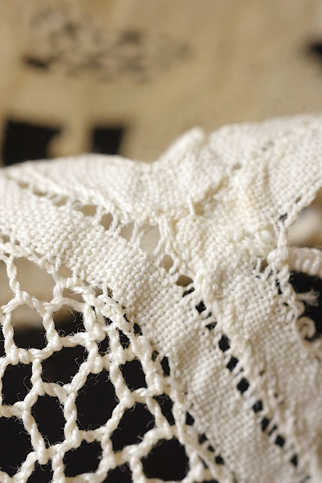 アンティークレース　dentelle ancienne 450cm .FR a l'epoque