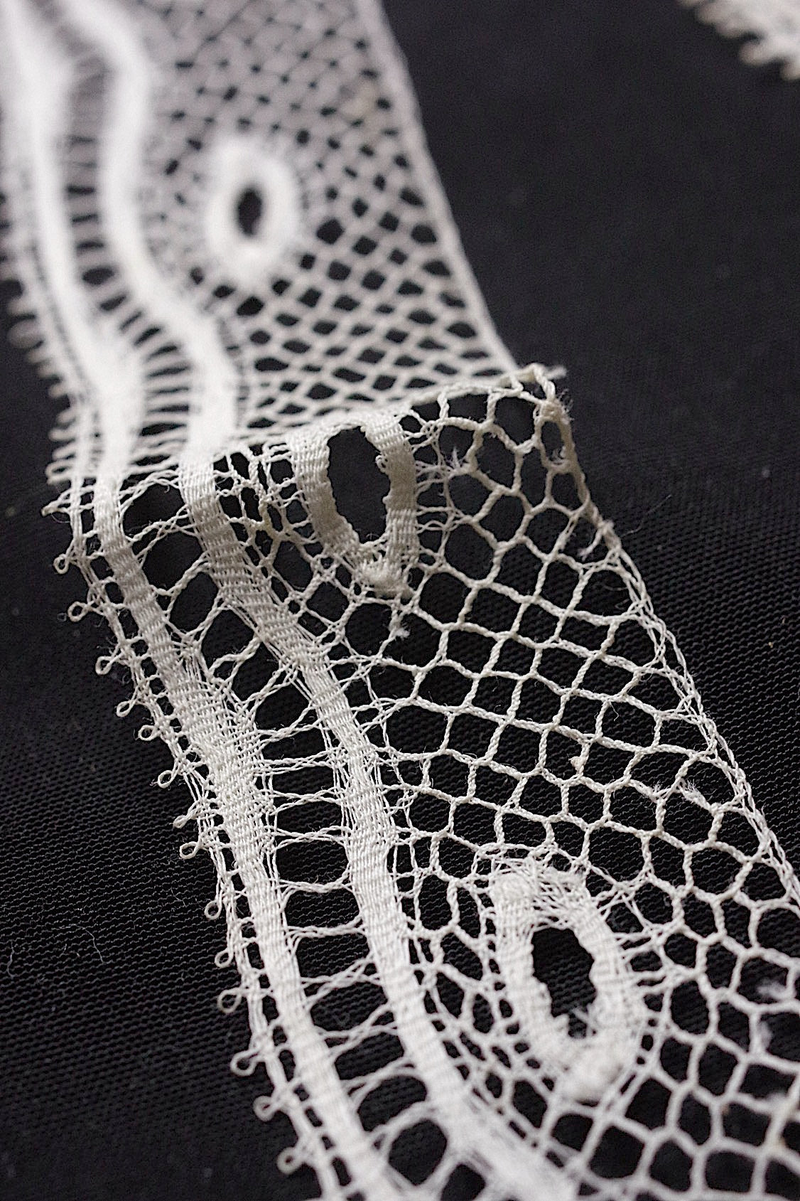 アンティークレース　dentelle ancienne 6本 .FR a l'epoque