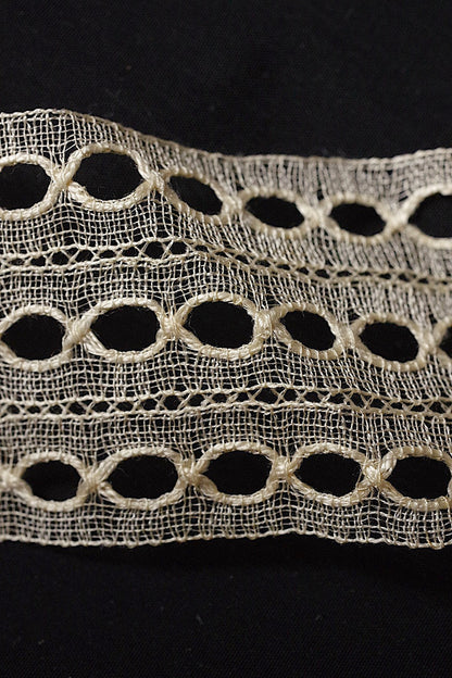 アンティークレース　dentelle ancienne リボン通しテープ .FR a l'epoque