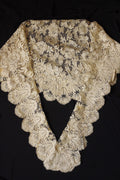 アンティークレース　dentelle ancienne ブロンドレースショール .FR a l'epoque