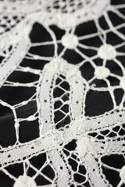アンティークレース　dentelle ancienne 225cm .FR a l'epoque