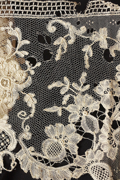 アンティークレース　dentelle ancienne　素材用　lots 1 .FR a l'epoque