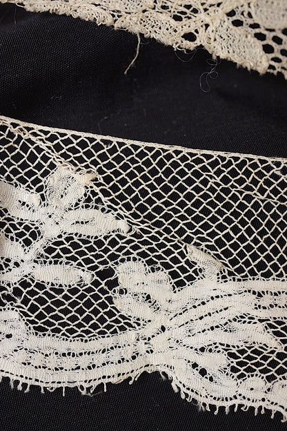 アンティークレース　dentelle ancienne　素材用　lots 2 .FR a l'epoque