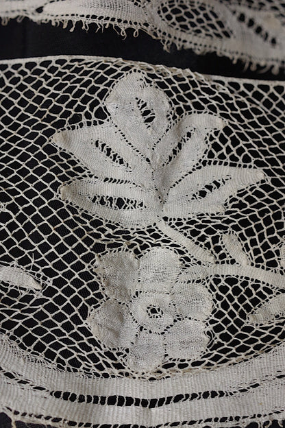 アンティークレース　dentelle ancienne　素材用　lots 2 .FR a l'epoque