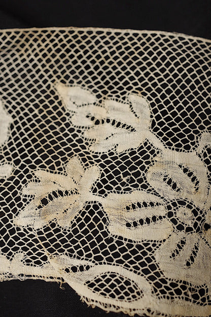 アンティークレース　dentelle ancienne　素材用　lots3 .FR a l'epoque