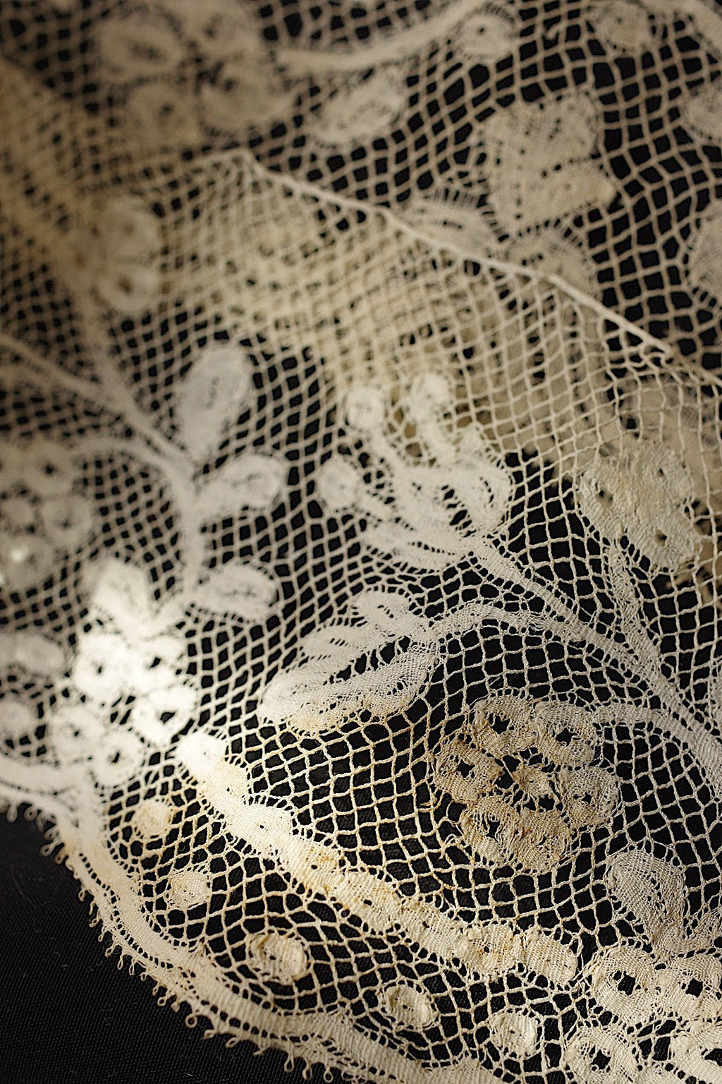 アンティークレース　dentelle ancienne　素材用　lots3 .FR a l'epoque