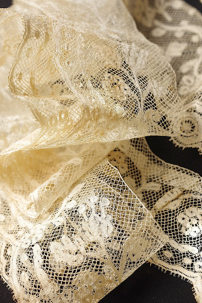 アンティークレース　dentelle ancienne　素材用　lots3 .FR a l'epoque