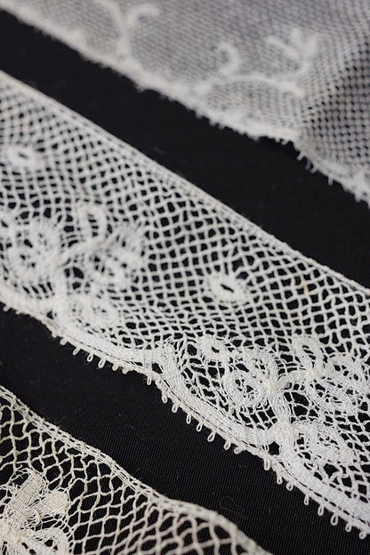 アンティークレース　dentelle ancienne　素材用　lots4 .FR a l'epoque