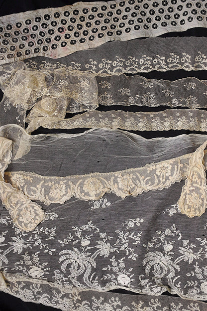 アンティークレース　dentelle ancienne　素材用　lots5 .FR a l'epoque