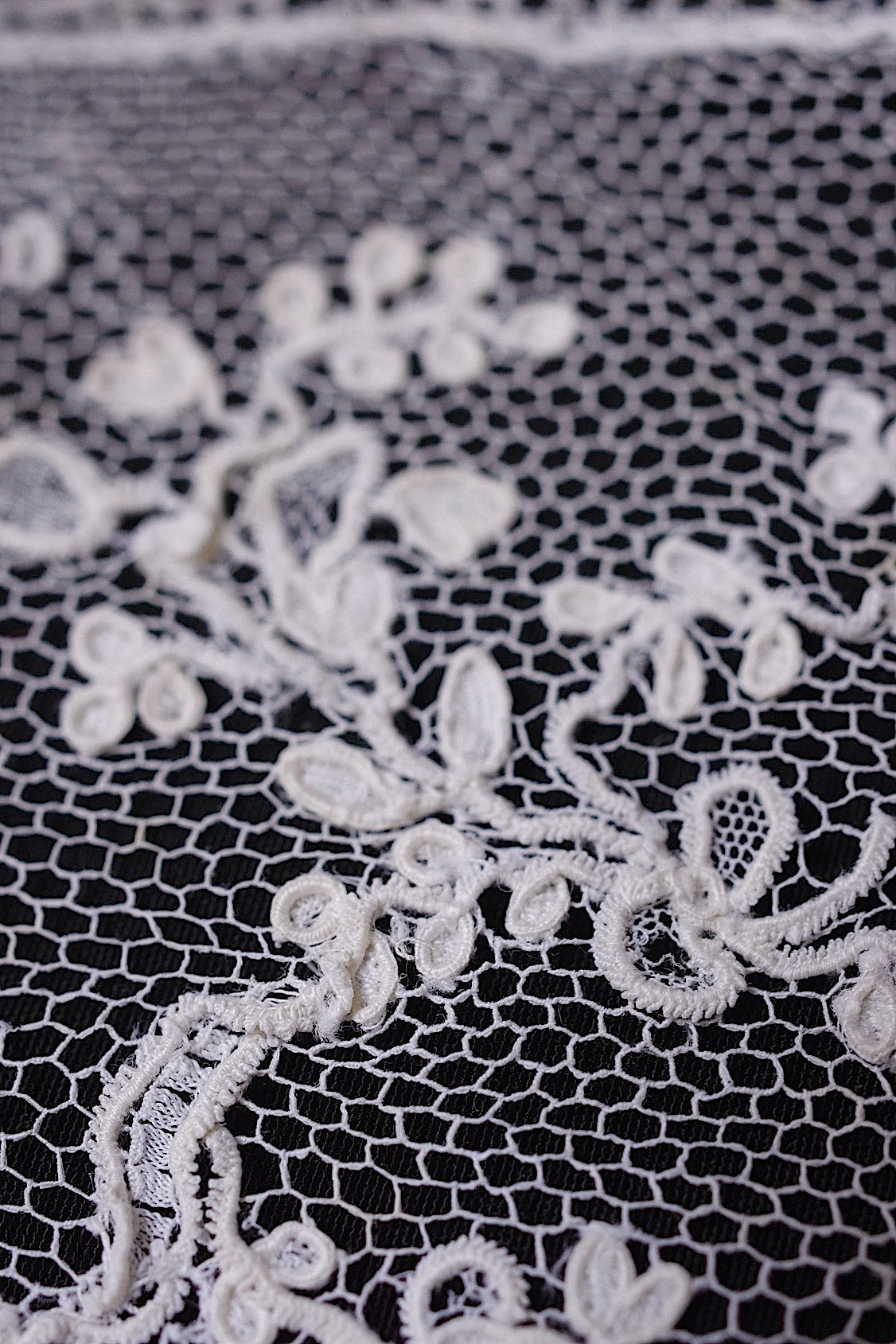 アンティークレース　dentelle ancienne　150cm 220cm アランソン .FR a l'epoque