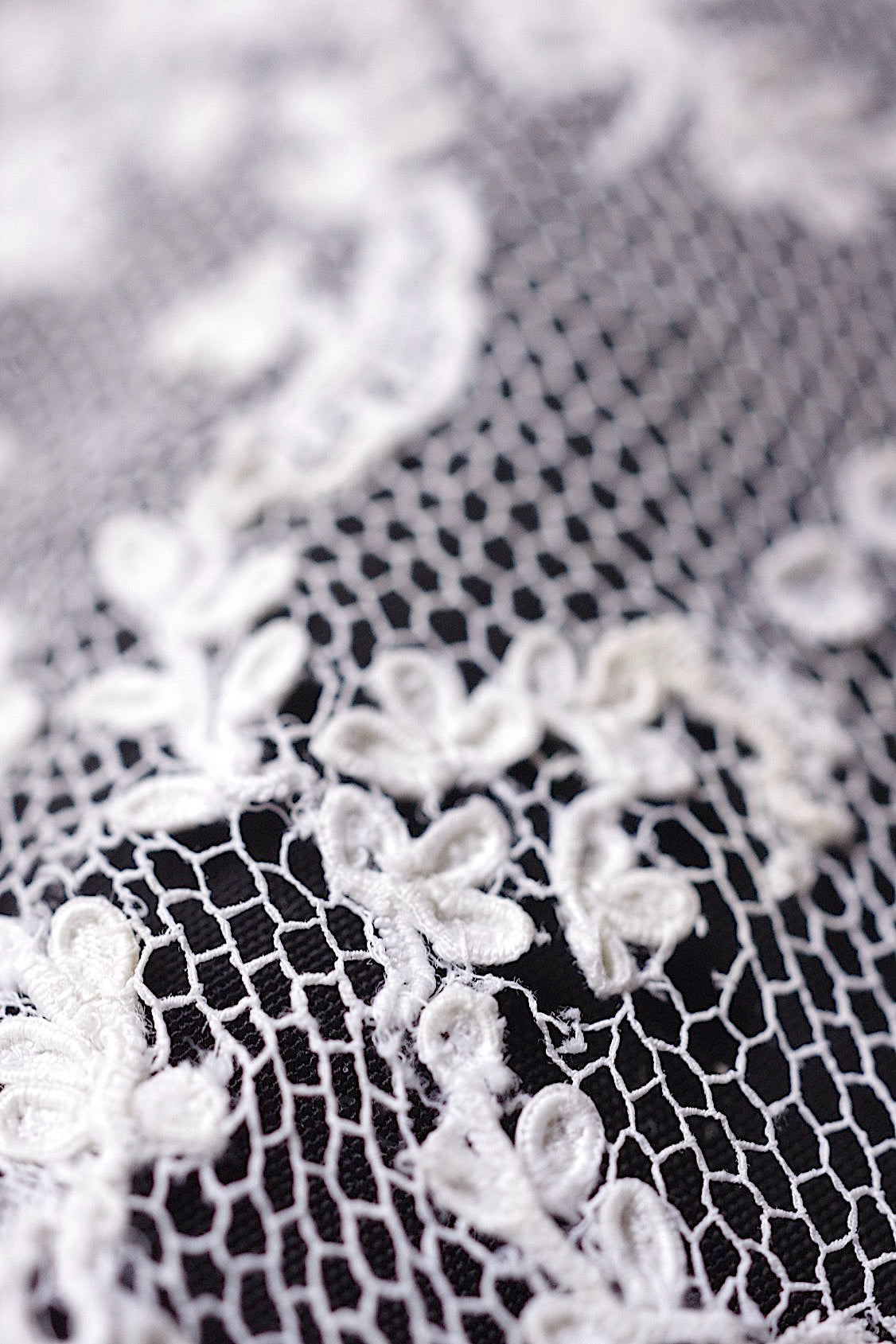 アンティークレース　dentelle ancienne　150cm 220cm アランソン .FR a l'epoque