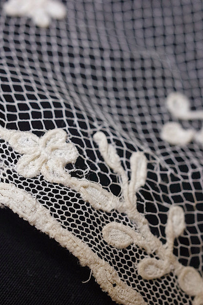 アンティークレース　dentelle ancienne　150cm 150cm アランソン .FR a l'epoque