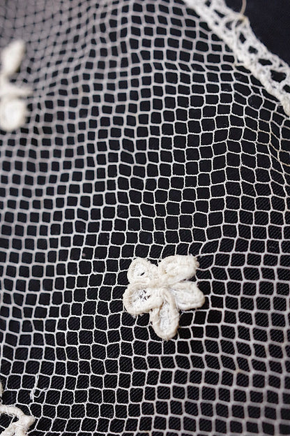 アンティークレース　dentelle ancienne　150cm 150cm アランソン .FR a l'epoque