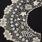 アンティークレース　dentelle ancienne クロシェ襟 .FR a l'epoque