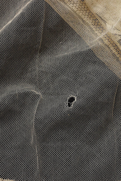 アンティークレース　dentelle ancienne スカート生地　ハギレ1 .FR a l'epoque