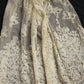アンティークレース　dentelle ancienne スカート生地　ハギレ2 .FR a l'epoque