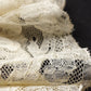 アンティークレース　dentelle ancienne スカート生地　ハギレ2 .FR a l'epoque