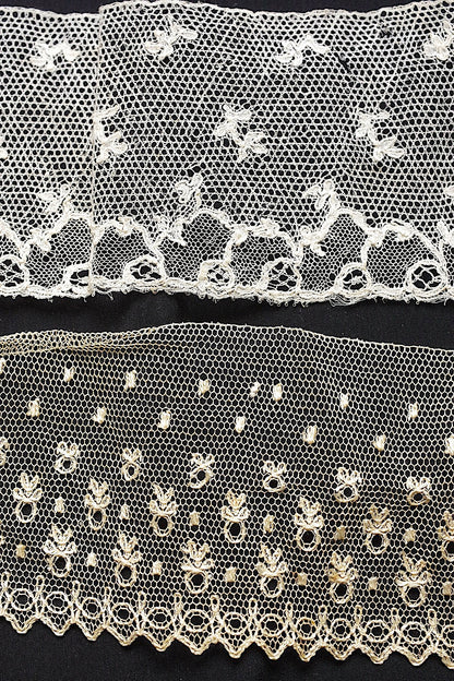 アンティークレース　dentelle ancienne 194cm　103cm .FR a l'epoque