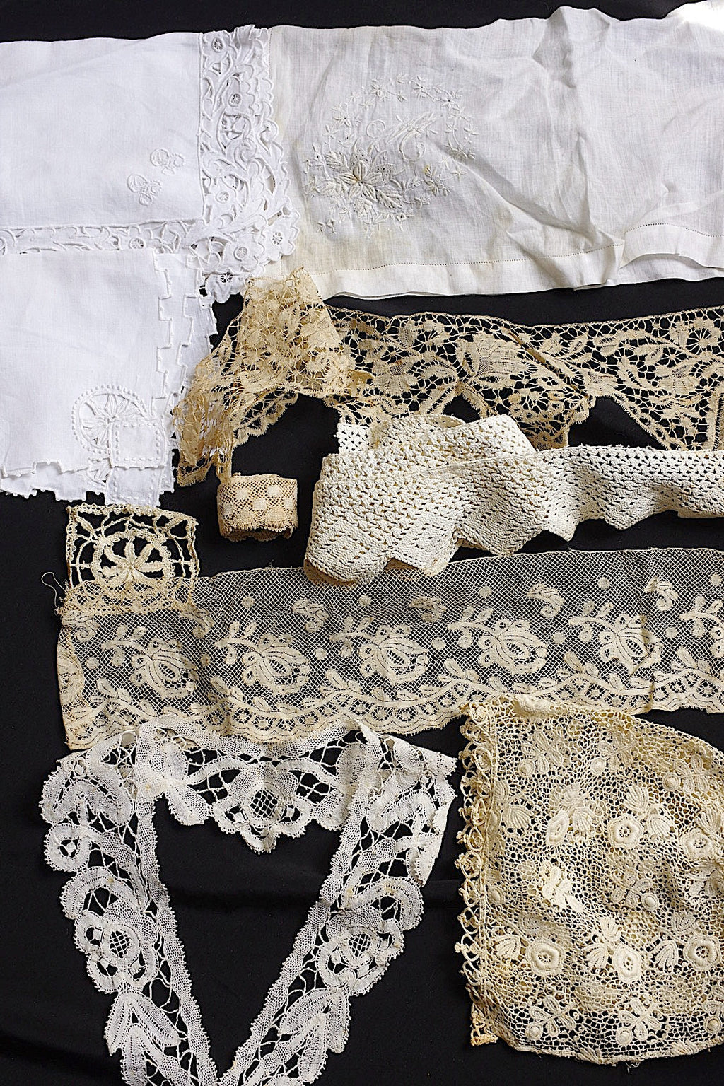 アンティークレース　dentelle ancienne 素材用lots2 .FR a l'epoque