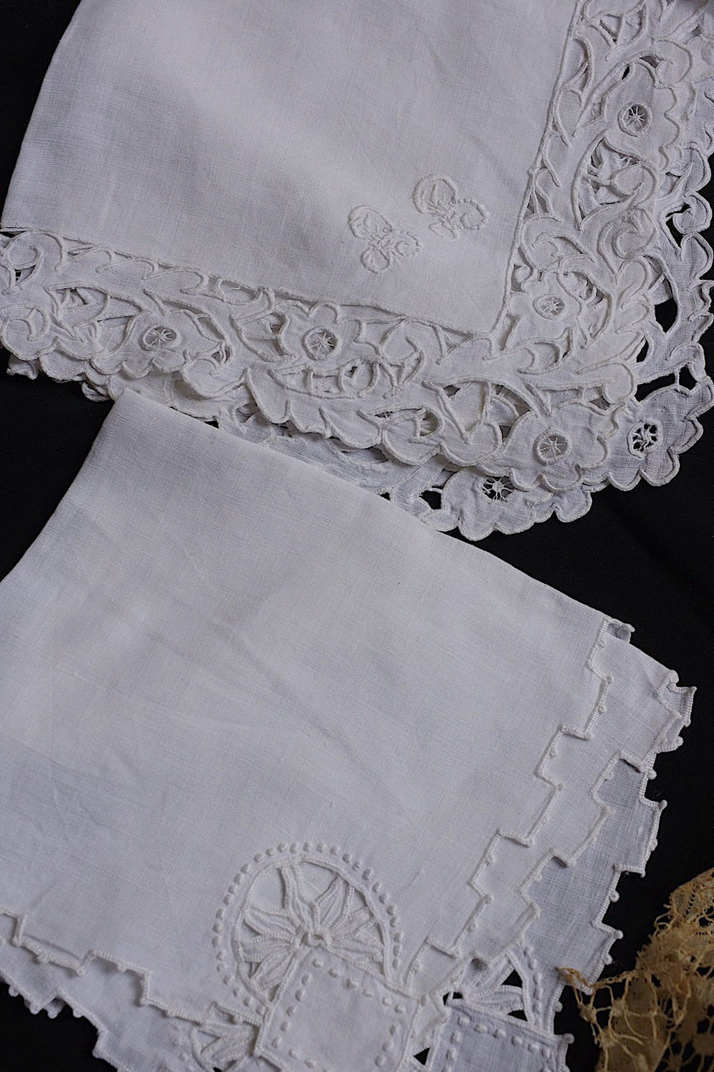 アンティークレース　dentelle ancienne 素材用lots2 .FR a l'epoque