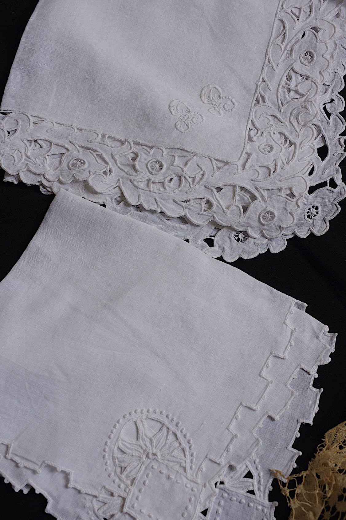 アンティークレース　dentelle ancienne 素材用lots2 .FR a l'epoque