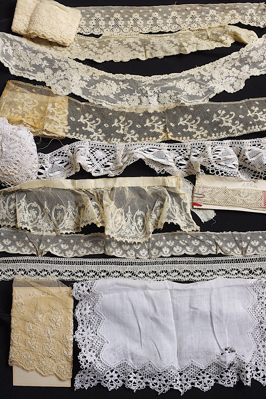 アンティークレース　dentelle ancienne 素材用lots3 .FR a l'epoque