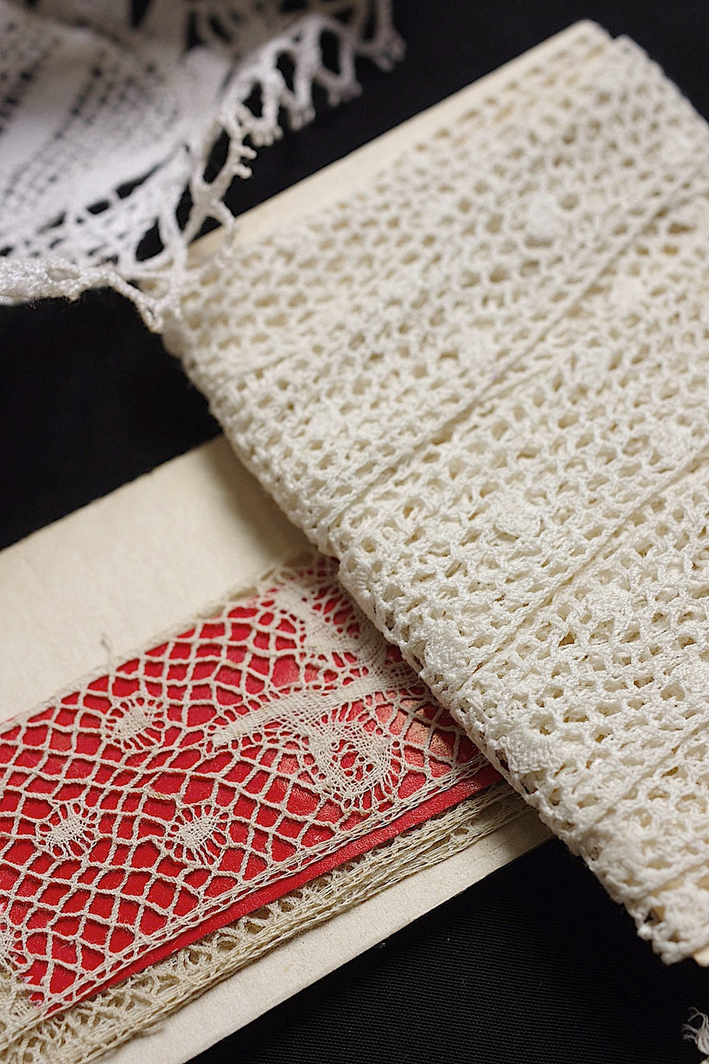 アンティークレース　dentelle ancienne 素材用lots3 .FR a l'epoque