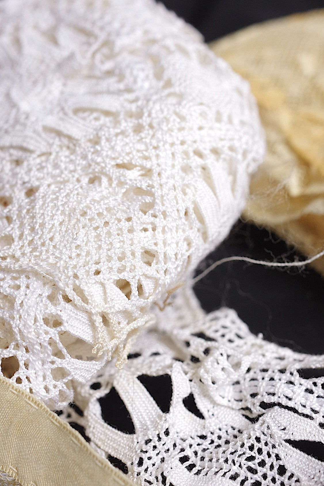 アンティークレース　dentelle ancienne 素材用lots3 .FR a l'epoque