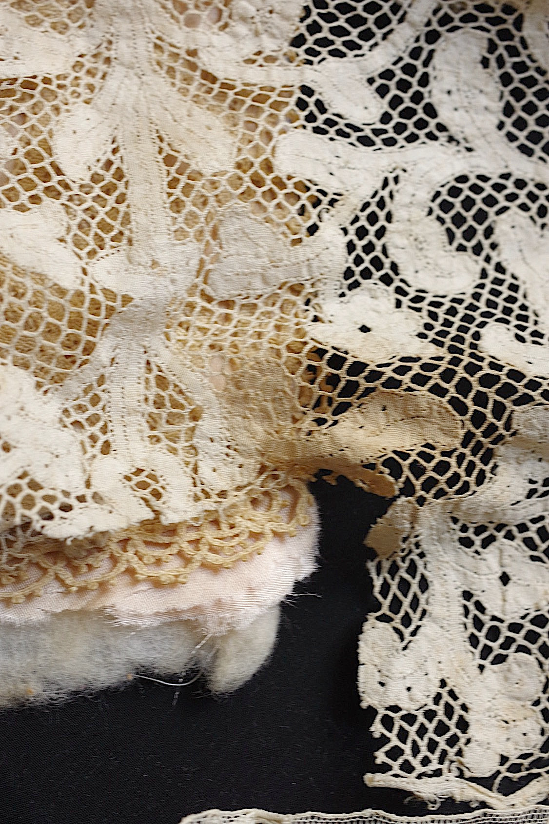 アンティークレース　dentelle ancienne 素材用lots5 .FR a l'epoque