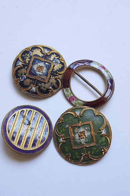 アンティークボタン　boutons antique lots7 .FR a l'epoque