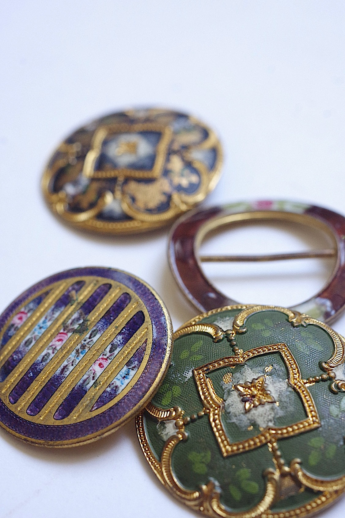 アンティークボタン　boutons antique lots7 .FR a l'epoque