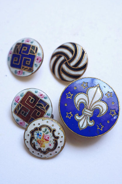 アンティークボタン　boutons antique lots9 .FR a l'epoque