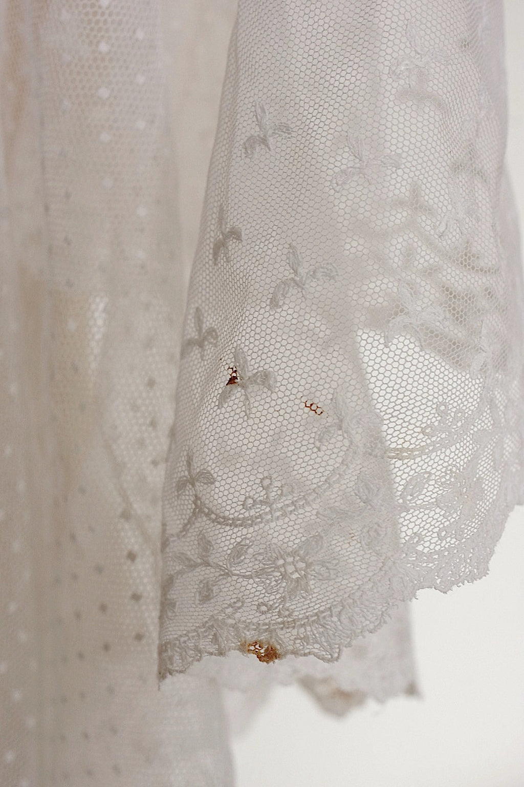 アンティークレース　dentelle ancienne-antique lace ベール .FR a l'epoque