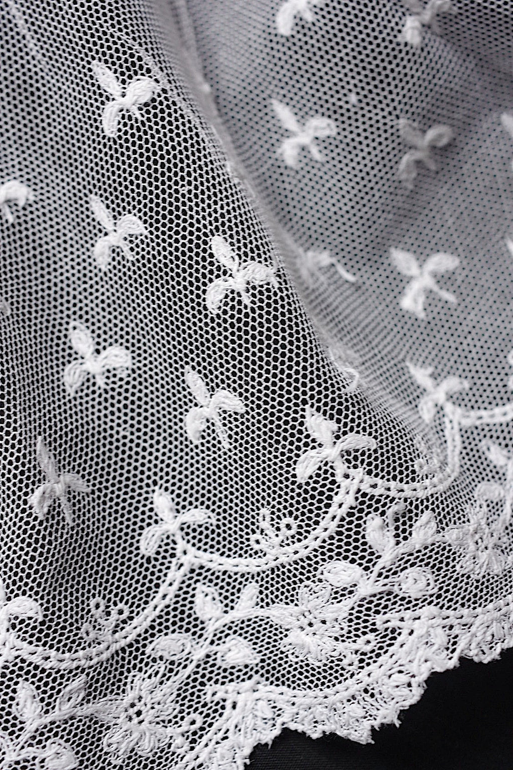 アンティークレース　dentelle ancienne-antique lace ベール .FR a l'epoque