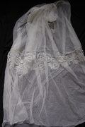 アンティークレース　dentelle ancienne-antique lace チュールレース生地 .FR a l'epoque