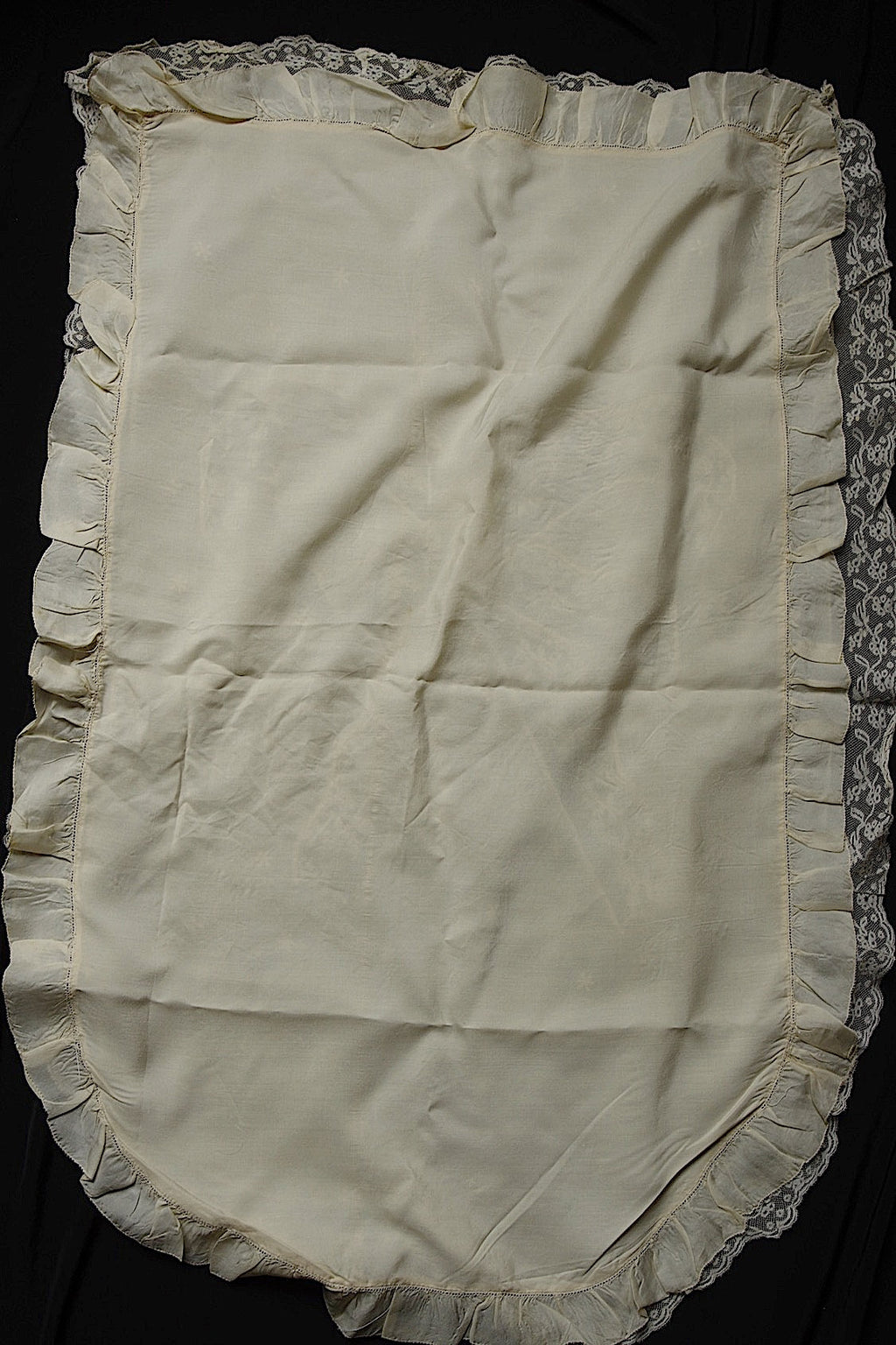 アンティークレース　dentelle ancienne-antique lace クッションカバー .FR a l'epoque