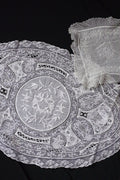 アンティークレース　dentelle ancienne-antique lace　刺繍クロス .FR a l'epoque