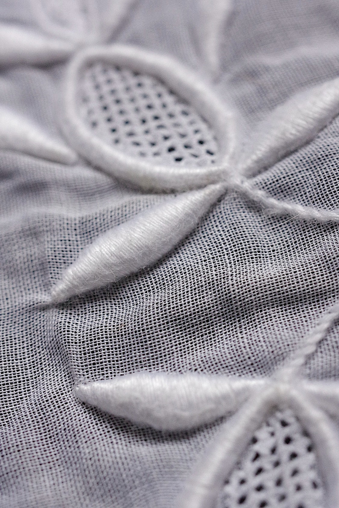 アンティークレース　dentelle ancienne-antique lace　刺繍クロス .FR a l'epoque