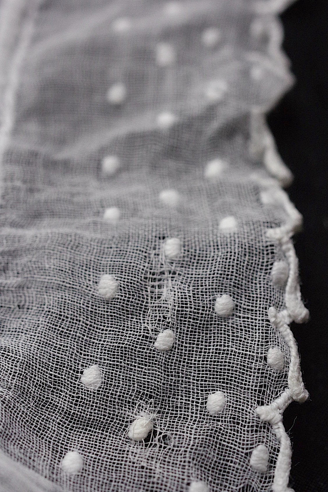 アンティークレース　dentelle ancienne-antique lace　刺繍クロス .FR a l'epoque