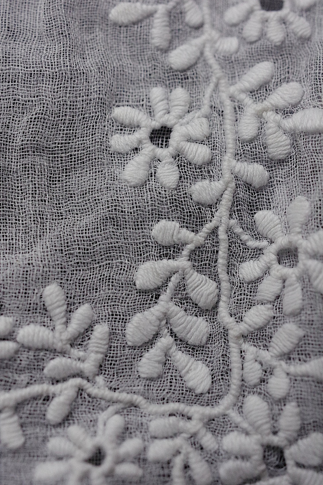 アンティークレース　dentelle ancienne-antique lace　刺繍クロス .FR a l'epoque