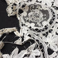 アンティークレース　dentelle ancienne-antique lace　大きな襟 素材用 .FR a l'epoque