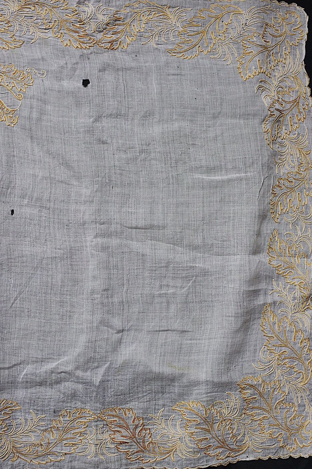 アンティークレース　dentelle ancienne-antique lace　刺繍ハンカチlot 素材用 .FR a l'epoque