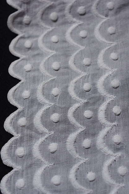 アンティークレース　dentelle ancienne-antique lace　刺繍ハンカチlot 素材用 .FR a l'epoque