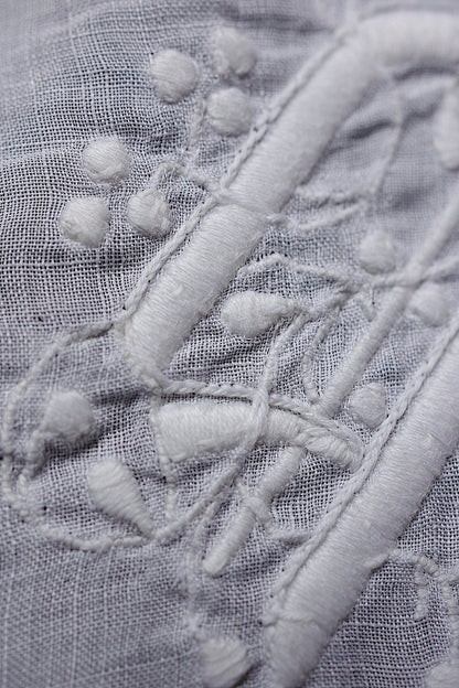 アンティークレース　dentelle ancienne-antique lace　刺繍ハンカチlot 素材用 .FR a l'epoque