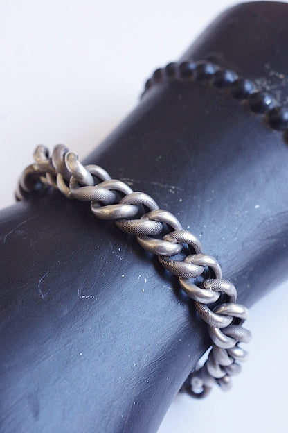 アンティークブレスレット　bracelet　antique シルバーチェーンブレスレット .FR a l'epoque