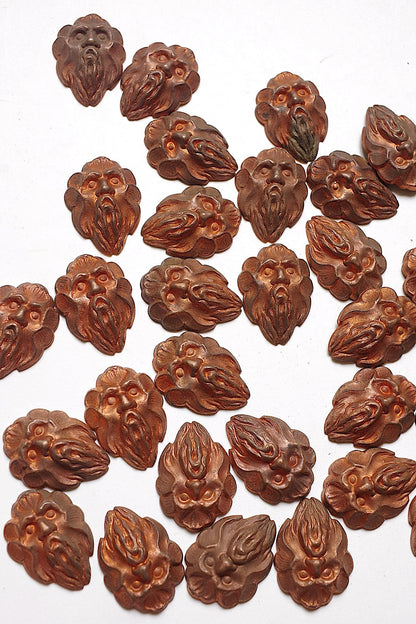 アンティーク雑貨　antique garnitur lots green man .FR a l'epoque