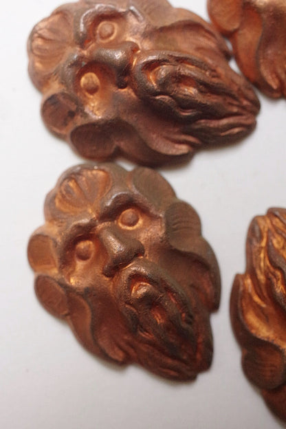 アンティーク雑貨　antique garnitur lots green man .FR a l'epoque