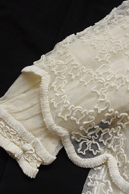 アンティーク子供服　vêtement d'enfant チュールマント .FR a l'epoque