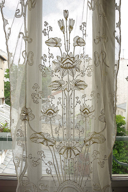アンティークカーテン　linge de maison .FR a l'epoque