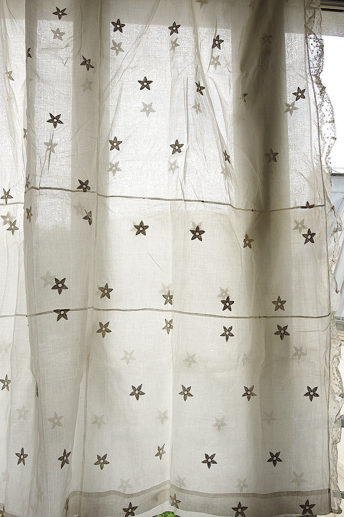 アンティーク天蓋生地　linge de maison　 .FR a l'epoque